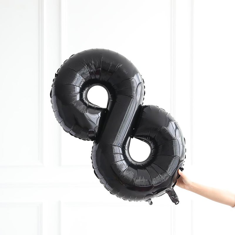 SCORPIO 40inch jumbo Black 18 number balloons for 18th Birthday Party Decoration Men Women 18 Years Old Birthday Party Supplies use them as Props for Photos - Image 2